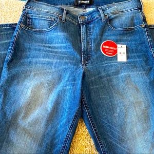 EXPRESS perfect denim high waisted stretch jeans